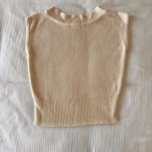 Knit Cropped Vest